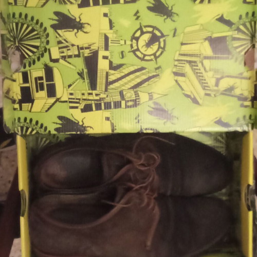 Fly London collectible shoes used, brown, size 43