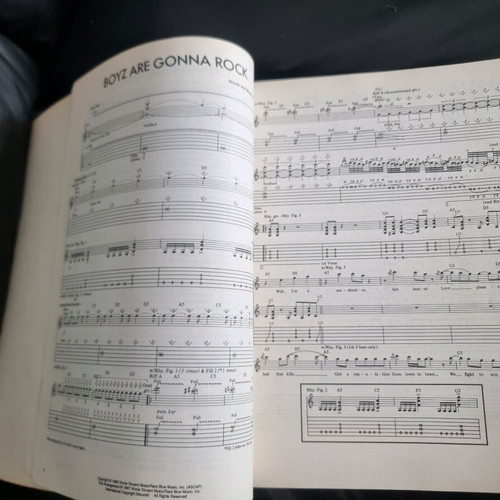 Vinnie Vincent Invasion sheet music used with poster