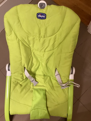 Chicco Pocket Relax baby bouncer lime green like new
