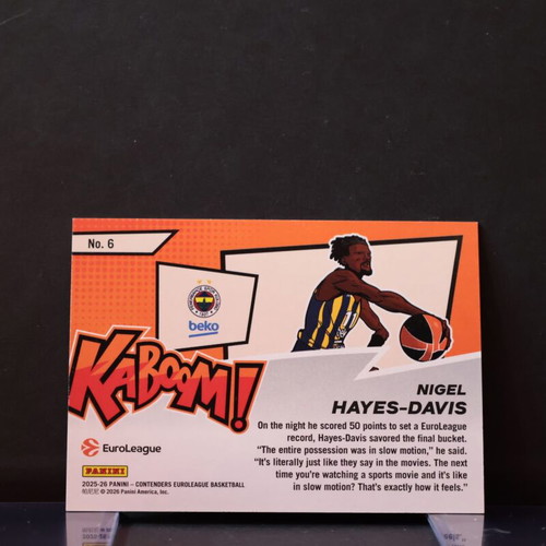 Nigel Hayes-Davis Kaboom Contenders Euroleague 2025-26 new