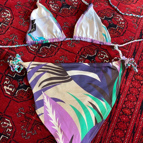 Etro Microscopic Bikini like new, multicolor, Italian luxury