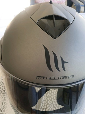 MT Optimus SV Matt Black Κράνος Μηχανής Flip-Up Small σαν καινούργιο με Sunvisor