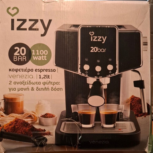 Izzy Venezia IZ-6001 Espresso Machine 1100W 20bar Pressure