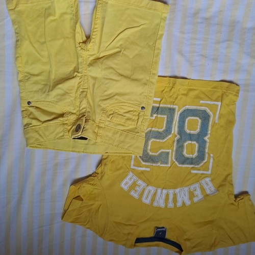 Summer kids set used, 2-3 years, yellow Losan