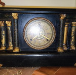 Table clock used, analog