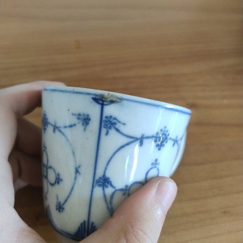 Coffee Cup with Tallin Indischblau Colors used