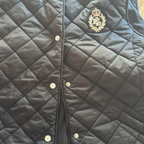 Ralph Lauren black vest large like new