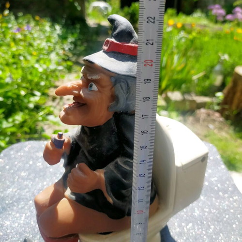 Angry witch figure used with music