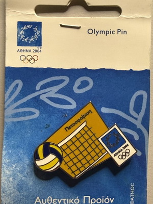 Volleyball Athens 2004 Olympic Pin limited edition, new