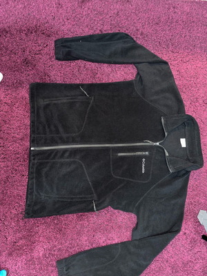 Columbia fleece jacket like new, medium, black