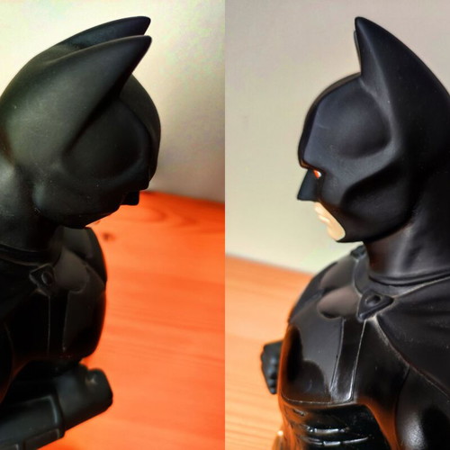 Batman The Dark Knight Piggy Bank Figure 2005 like new