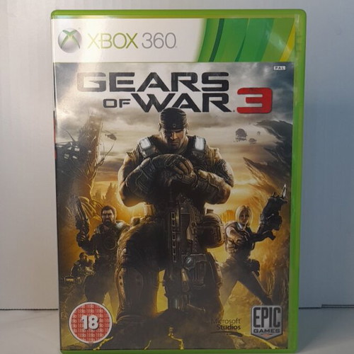 Gears of War 3 Xbox 360 game, English edition, complete with manual