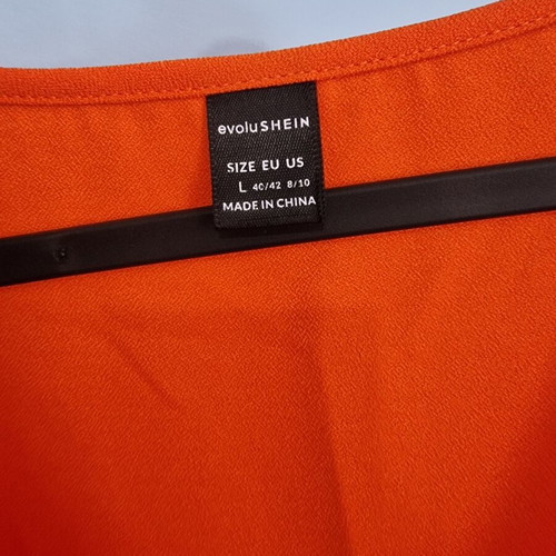 Shein orange dress like new, size L