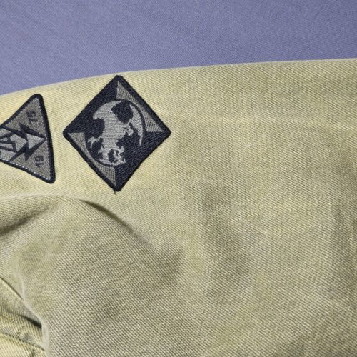 Zara khaki shirt like new, size S