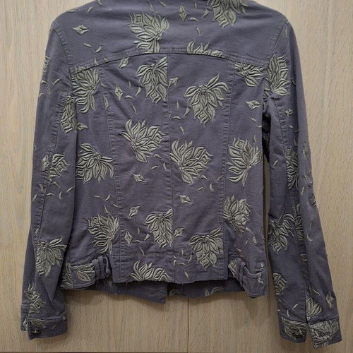 Oui women's jacket medium gray like new