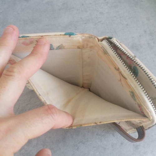 Kath Kidston vintage wallet used with floral design and card slots