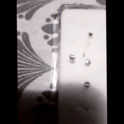 925 Silver Nose Stud with White Crystal New