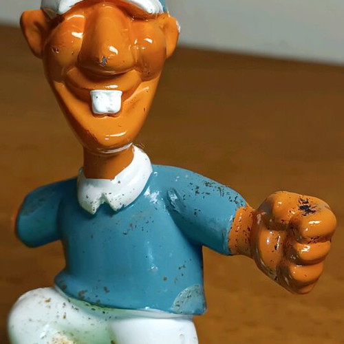 Old figures used with wear