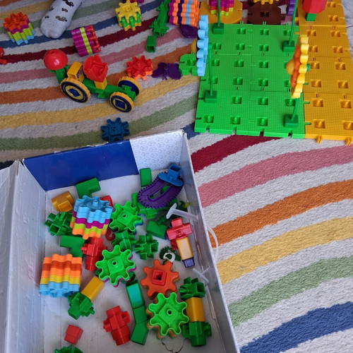 Build & Bloom Building Set like new with extra pieces