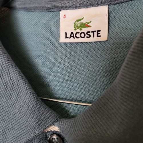 Lacoste tricolor polo shirt like new, size L