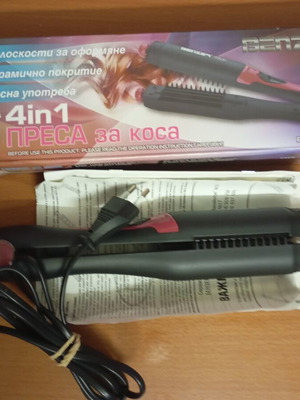 4in1 Hair Straightener Used, Good Working Condition