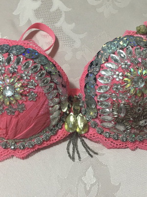 Push up bra for belly dance made to order