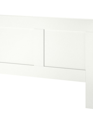 IKEA BRIMNES headboard 160 cm white with storage, used