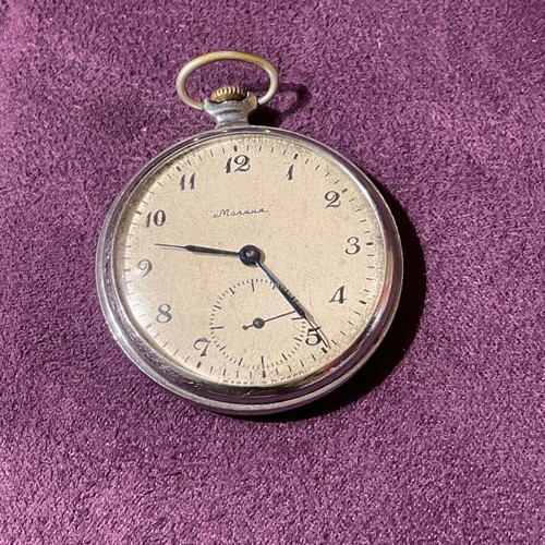 Molnija Russian men's vintage wristwatch used, hand-wound