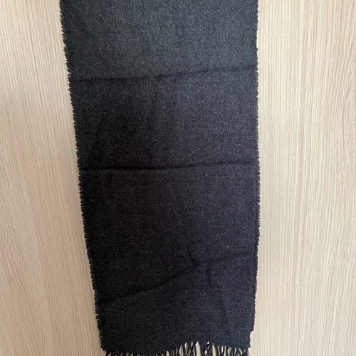 Wool scarf like new, anthracite