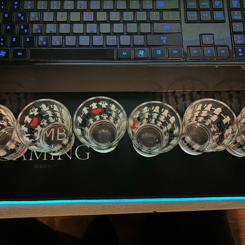 Espresso glasses new, set of 6