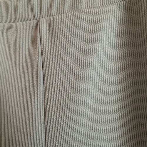 Pink Woman Ribbed Capri Leggings Blue Size S Like New