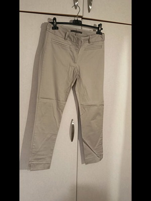 Beige mid-rise pants Zara like new