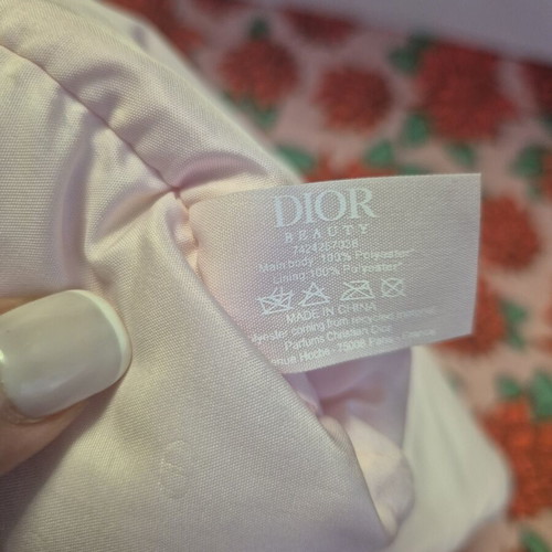 Christian Dior CD Pouch Clutch pink new