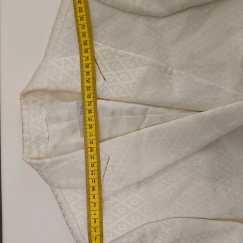 Massimo Dutti women's suit 36 ivory like new (jacket & skirt)