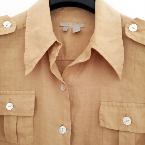 Zara Long Beige Shirt Used, Classic Fit, XL