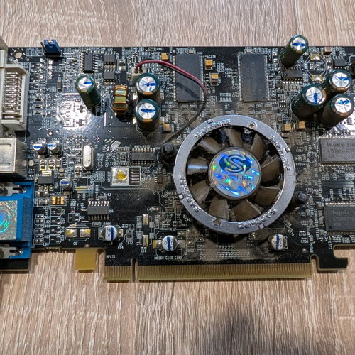 Sapphire Radeon X600 Pro 256MB graphics card used with VIVO