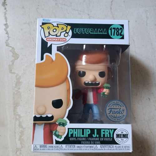 Funko Pop! Animation Futurama 1782 Philip J. Fry vinyl figure