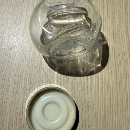 IKEA glass jar small like new