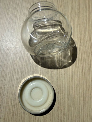 IKEA glass jar small like new