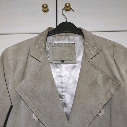 Attrattivo Long Gray/Beige Coat Like New Size M