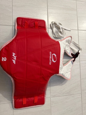 Chest Protector Number 3 for Tae kwon do like new