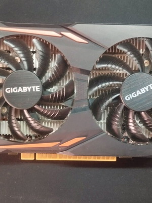 Geforce Gigabyte 1050 Ti 4GB VRAM graphics card used