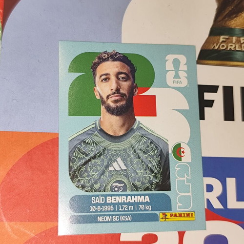 Said Benrahma World Cup 2026 Panini sticker