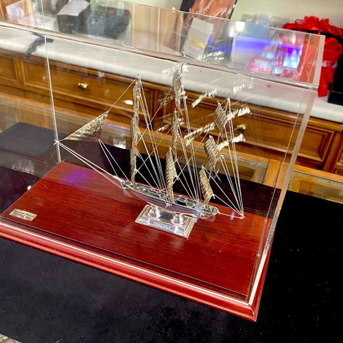 Silver 925 handmade Cutty Sark ship new