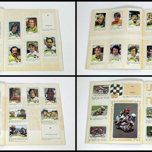 Panini Moto Sport 1979 Sticker Album like new, incomplete