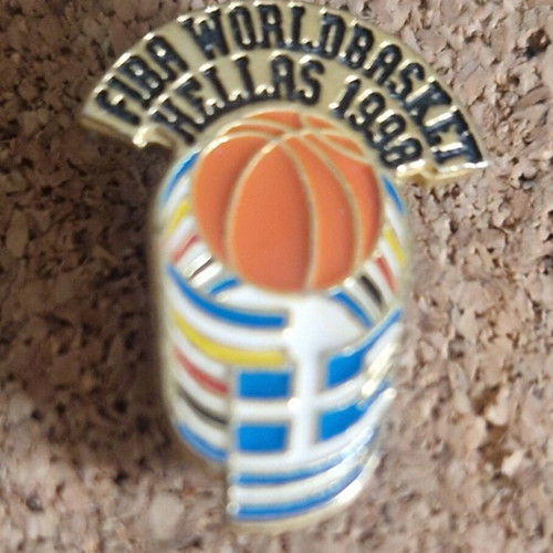 FIBA Worldbasket Hellas 1998 pin