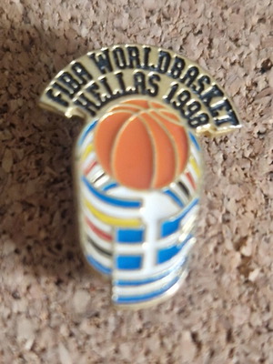 FIBA Worldbasket Hellas 1998 pin