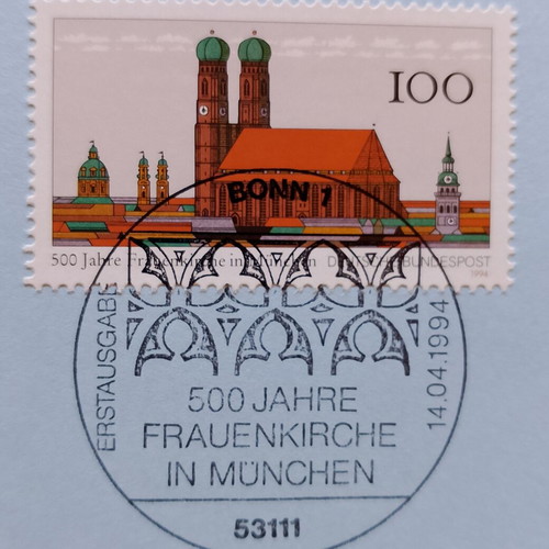 German stamps 1994 first day cover Bonn, mint condition