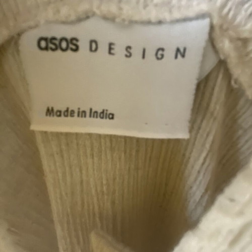 ASOS dress one size like new, beige