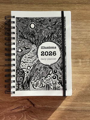 Illusions 2026 daily planner new, handmade